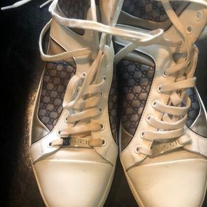 Multi color Guicci men’s sneakers size 8.5